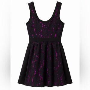 JAYGODFREY Purple and Black Dress